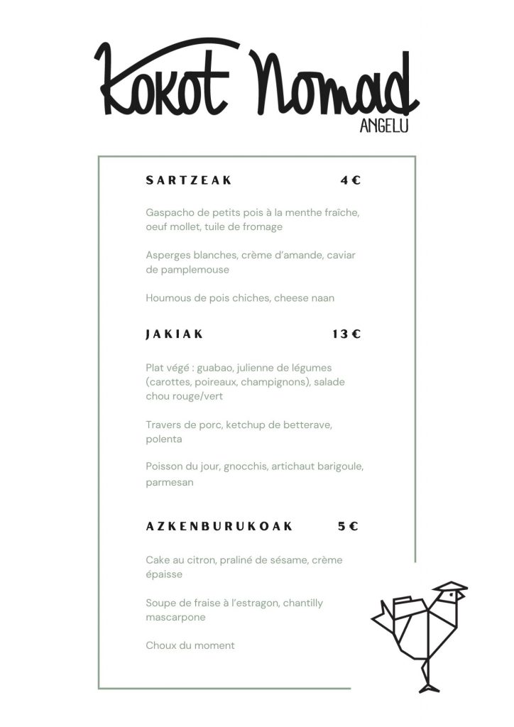 Kokot Nomad Anglet LE RESTAURANT -- FL