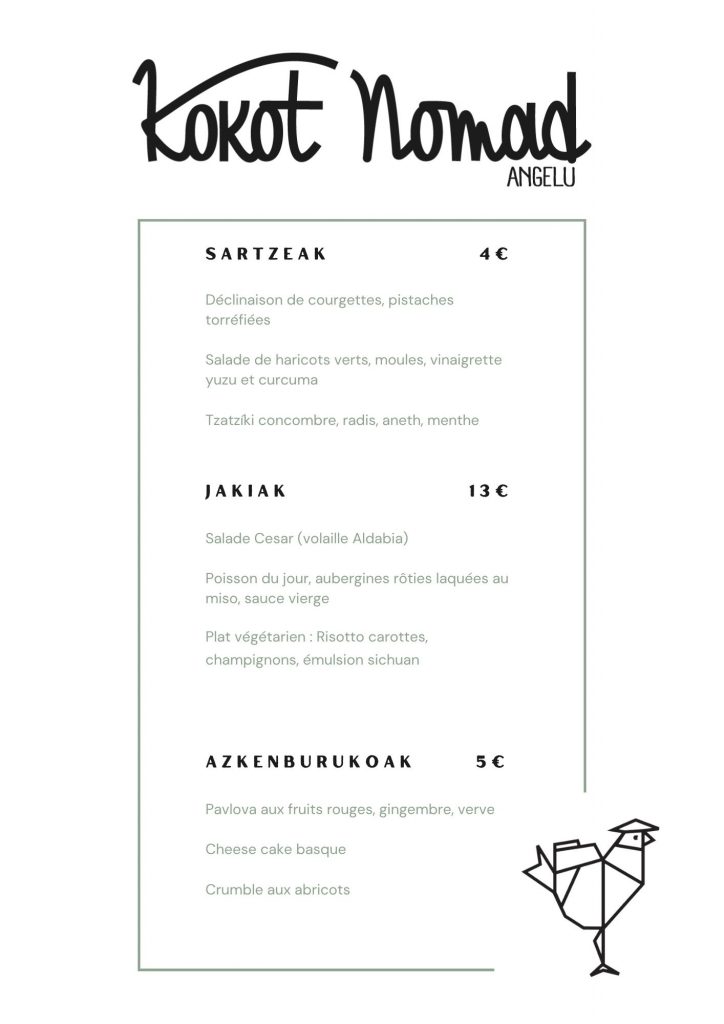 Kokot Nomad Anglet LE RESTAURANT -- FL